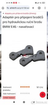 E46 adaptéry na ruční brzdu - 2