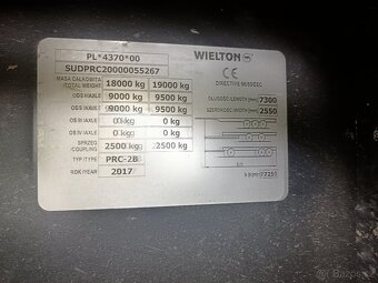 Návěs WIELTON PRC-2B 14 t - 2