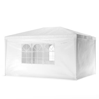 Pavilon NELLE 4 x 3 m bílý včetně 4 bočních stěn - 2