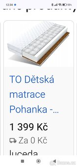 Dětská postýlka+matrace - 2