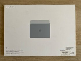 Apple MacBook Pro 15" Leather Sleeve - Midnight Blue, NOVÉ - 2