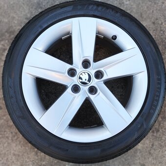 Originál sada disků Škoda Fabia III, Rapid 5x100 R16 Rock - 2