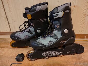 Inline brusle HySkate vel. 42 vč. náhradní brzdy-ZÁNOVNÍ - 2