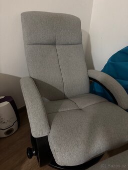 Carryhome Relaxační Křeslo s Taburetem - 2