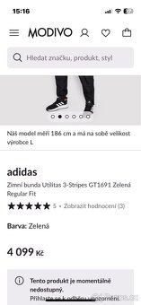 Adidas zimní bunda vel.L - 2