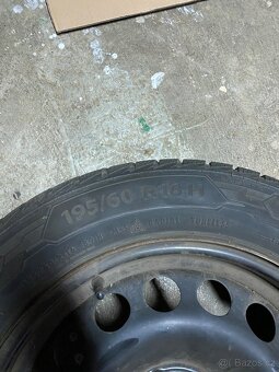 4 zimní kola Barum Polaris 5 – 195/65 R15 na plechových disc - 2