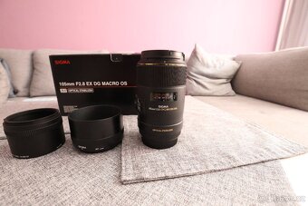 Sigma 105mm F2.8 EX DG MAKRO OS pro EF Canon - 2