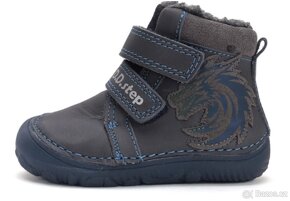 D.D.Step Barefoot zimní boty W073-42488 Royal Blue vel.22 - 2