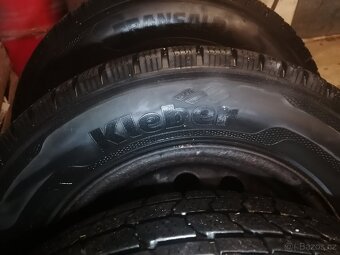 Prodám 4ks plech disk 5×112 + zimní pneu Mercedes Vito - 2