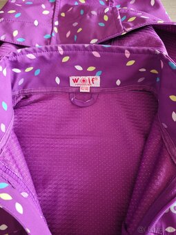 Dívčí lehká softshelová bunda Wolf vel. 152/158 - 2