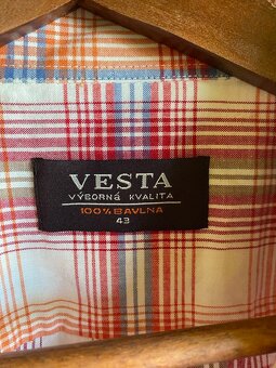 Pánská košile vel.: 43 - 100% bavlna - 2