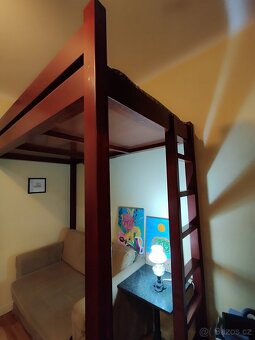 Patrová Bytelná Postel z MASIVU + Matrace HAFSLO IKEA ZDARMA - 2