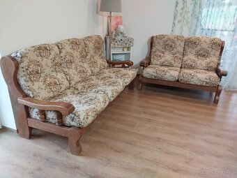 Daruji masivní dubovou sedací soupravu 3+2+1 - 2