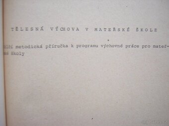 Tělesná výchova v mateřské škole - metodická příručka - 2