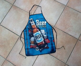 Vtipná kuchařská zástěra pivo - 2