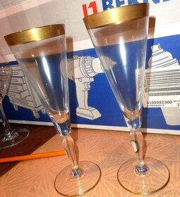 Sklenice, pohár sklo, 2 ks - 2