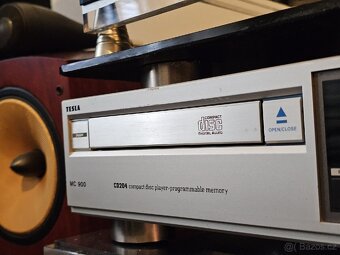 První CD player tesla Philips CD204 (CDM1/19) krásný - 2