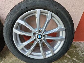 Originál alu kola r19 BMW X5, zimní pneu 255/50 R19 - 2