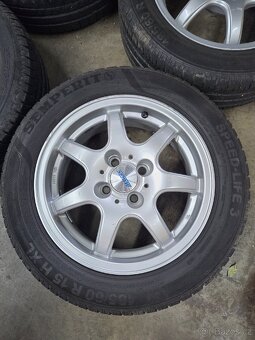 Alu kola 4x100 + letní pneu 185/60 r15 - 2