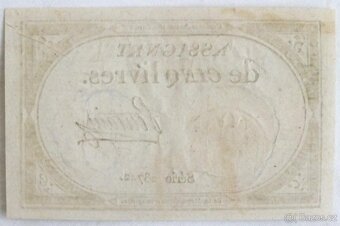 Francie - revoluce, 5 livres, II. vydání, 10. brumaire, 1793 - 2