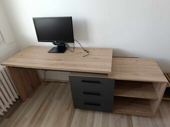 Psací stůl s úložným prostorem - 2