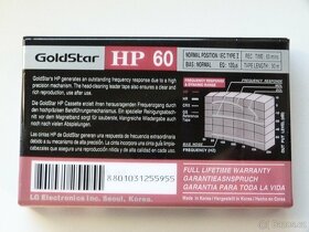 audio kazeta GoldStar HP 60 - 2