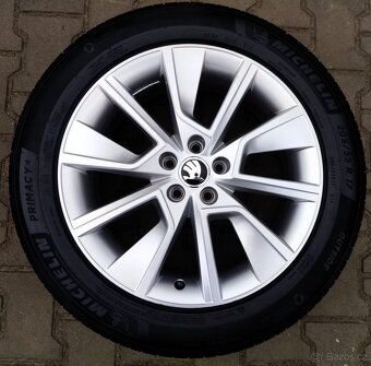 Originál sada disků Škoda Scala, Kamiq 5x100 R17 Braga - 2