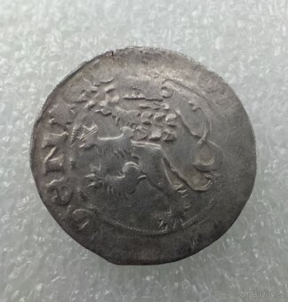 Pražský groš Karel IV. + replika groše - 2