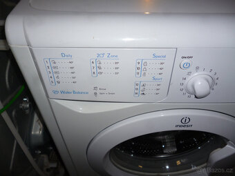 pračka indesit A+,na 5kg,1000 ot.,hloubka jen 45cm - 2