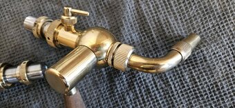 Výčepní kohout Baroko - zlatý - 2