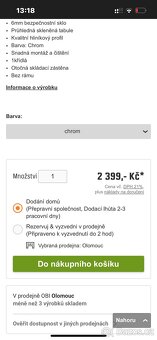 Vanová zástěna Aurlane Silver Klasik - 2