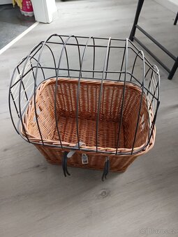 Proutěný košík na kolo - 2