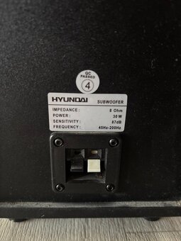 Subwoofer PASIVNÍ Hyundai - 2