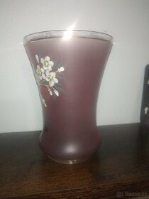 Velmi stará rosalinová sklenička - 2