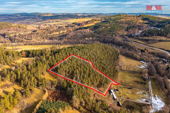 Prodej lesa, 13448 m², Malenice - 2