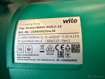 Čerpadlo WILO Stratos MAXO 80/0,5-12 PN6 - 2