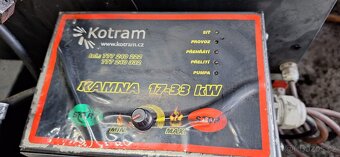 Prodam Kamna Kotram 17-33kW + komin - 2