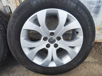 17"letní alu sada 5x108 origo Citroen C5 mk2 mk3 225/55 2+2 - 2