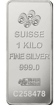 Investiční stříbrný svitek Pamp Fortuna 1000g - 2