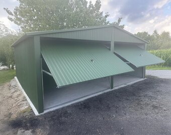 Plechová garáž 6x5m - 2