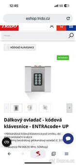 Dálkový ovladač kódový +prijimac SOMcom2+trafo - 2