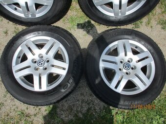 Alu kola 5x100 R15 pneu letní 195/65 R15 - 2