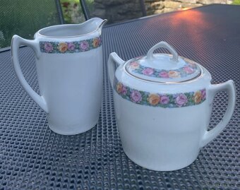 Stará konvička a cukřenka - Karlovarský porcelán - 2