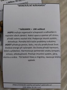 Minerální náramek nejen pro maminky - 2