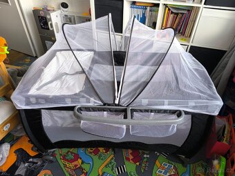 cestovní postýlka Clamaro Travel Black - 2