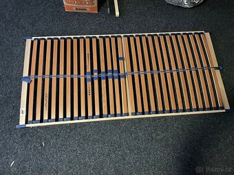 Zesílený lamelový rošt DOUBLE MAXI T8 - bříza, 90x200 cm - 2