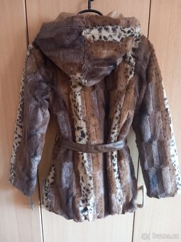 dívčí kožešinová bunda vel.: 158-164 ATIVO nová - 2