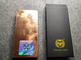Měděný slitek 1 kg Germania Mint, certifikát, hologram - 2