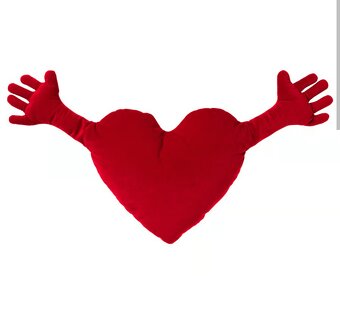 Plyšové srdce Ikea - 2