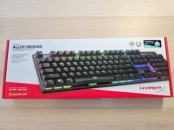 HyperX Alloy Origins (Aqua spínače) – jako nová - 2